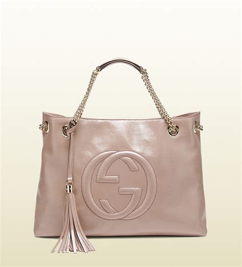 gucci reversible tote pink|gucci soho tote bag.